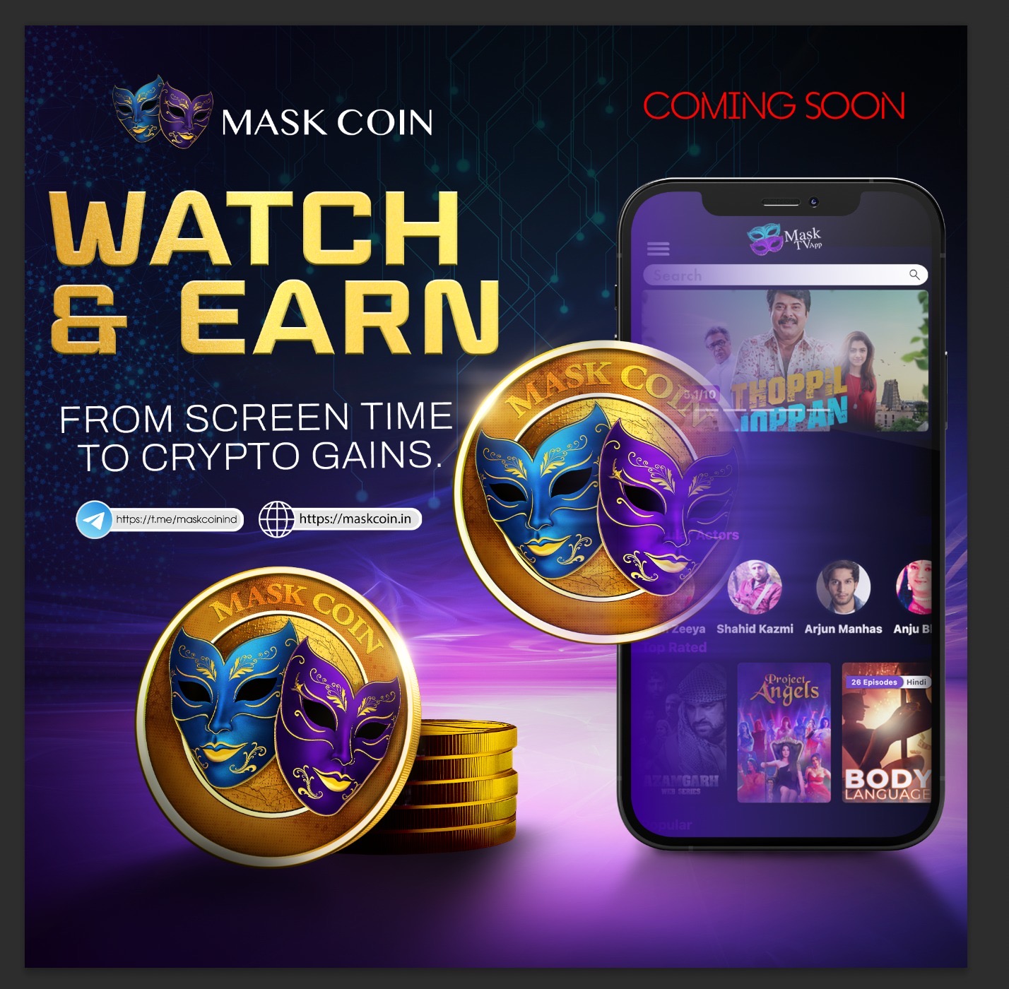 MaskTV ने “Watch & Earn” मॉडल लॉन्च किया है